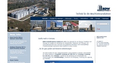 Desktop Screenshot of bdw-feedmill.de